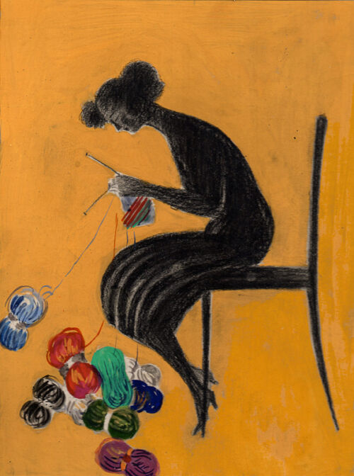 Photo peinte publicitaire : Laines