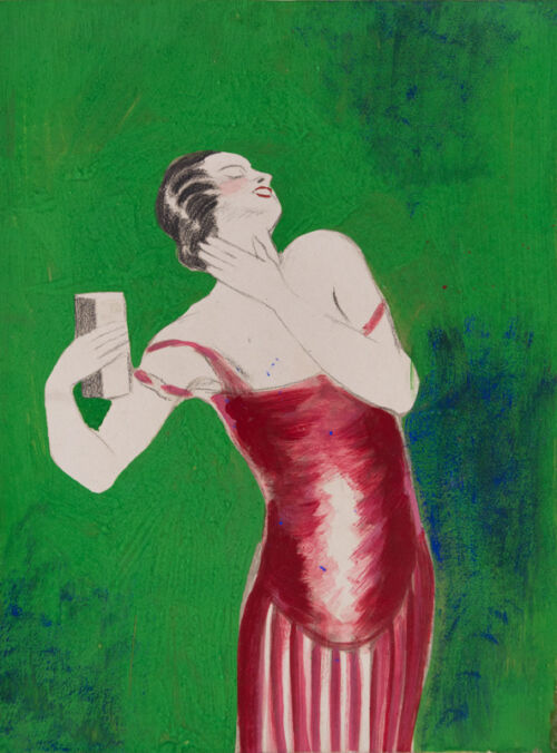 Photo peinte publicitaire : Liniment Sloan