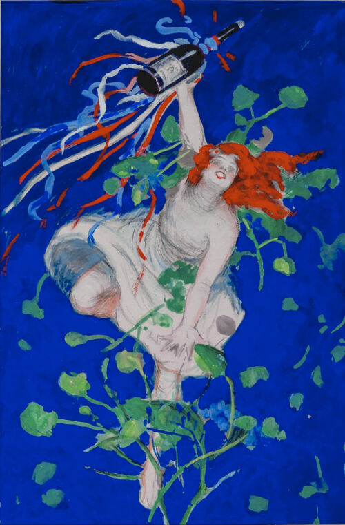 Photo peinte publicitaire : Liqueur