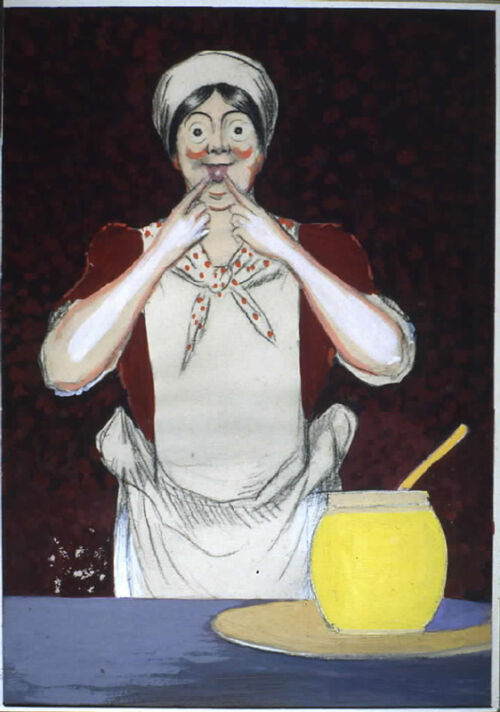 Photo peinte publicitaire : Margarine
