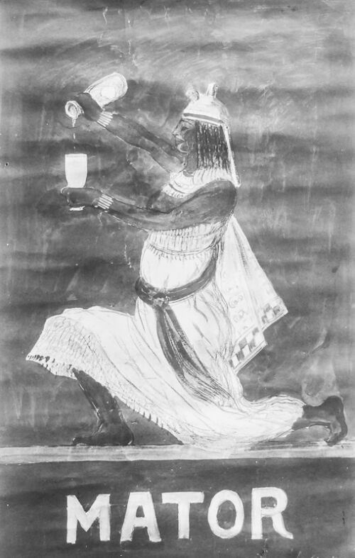 1919 - Une orientale agenouillée