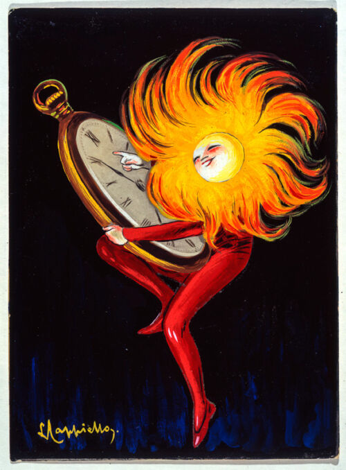 Photo peinte publicitaire : Montre