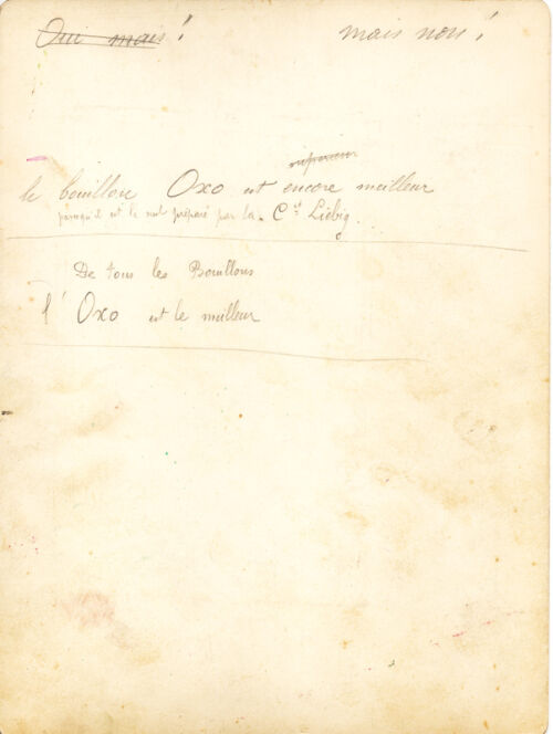 1907 - Un cuisinier constitué de petits cubes d'Oxo apporte une marmite fumante de bouillon. - Leonetto Cappiello