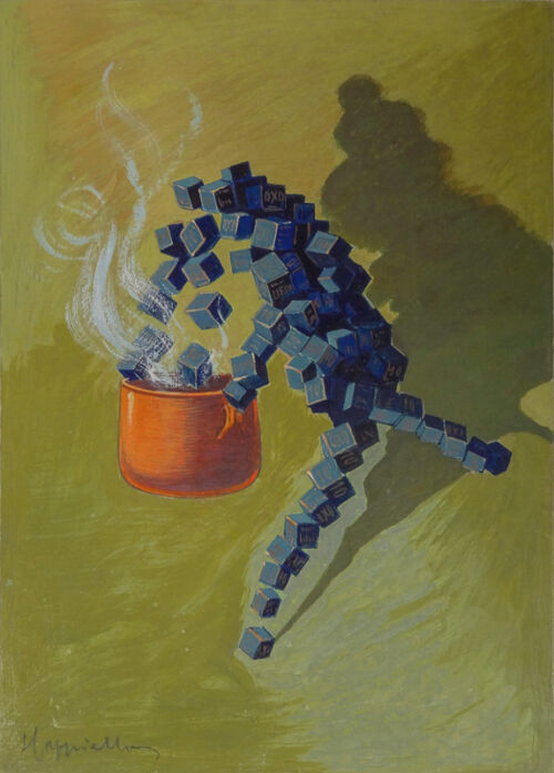 Photo peinte publicitaire : Oxo Liebig