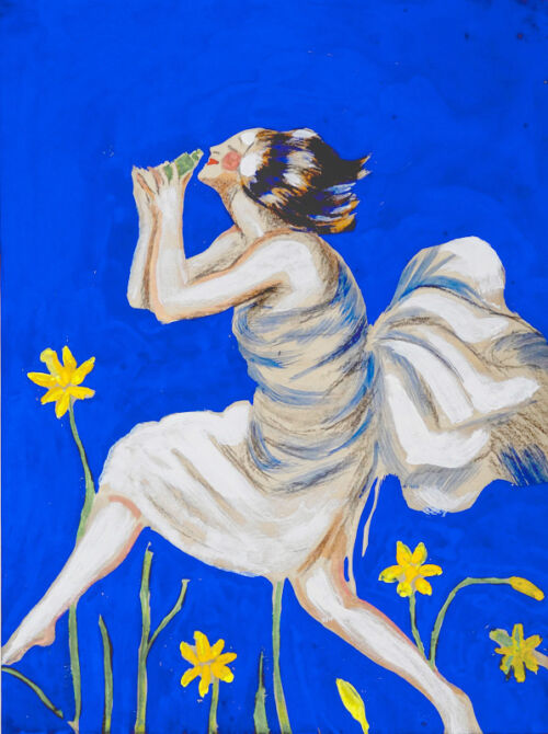 Photo peinte publicitaire : Parfum