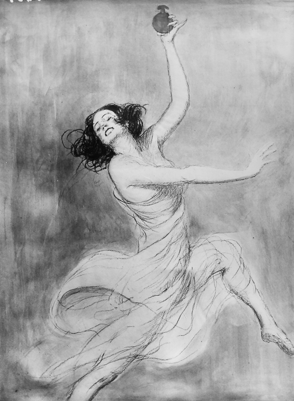 1923 - A woman with black hair