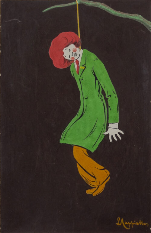 Photo peinte publicitaire : Pendu (Le)