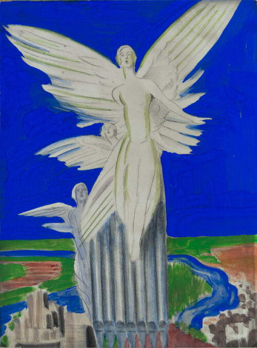 1926 - Sur un fond de Seine et de Château Gaillard