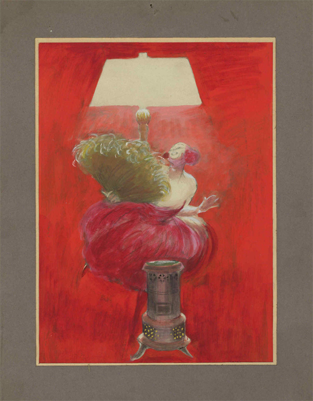 Advertising painted photo: Oil