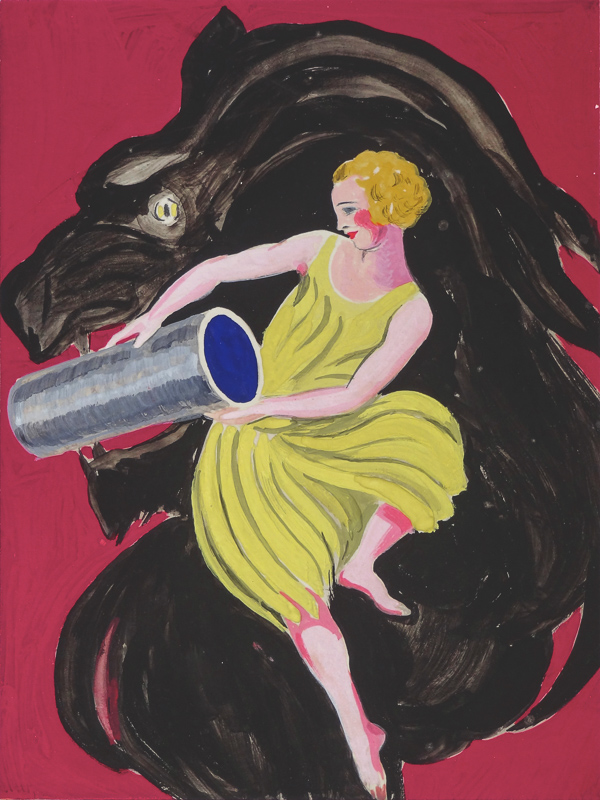 Photo peinte publicitaire : Pilules Pink