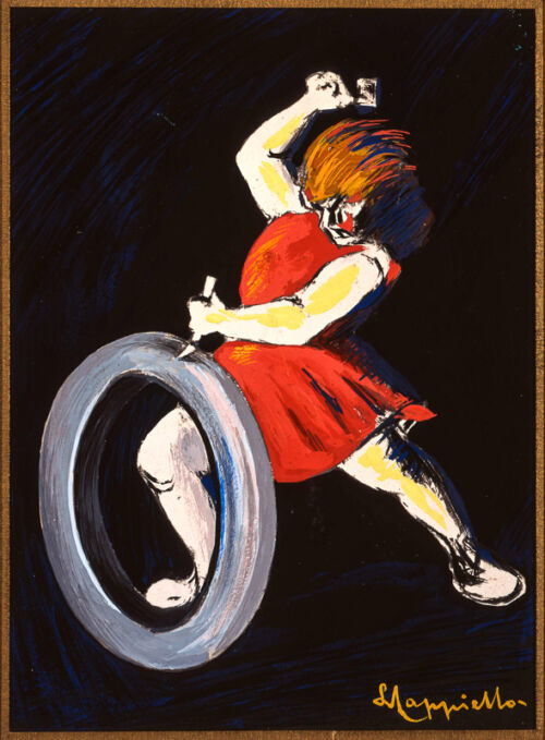 Photo peinte publicitaire : Pneumatiques