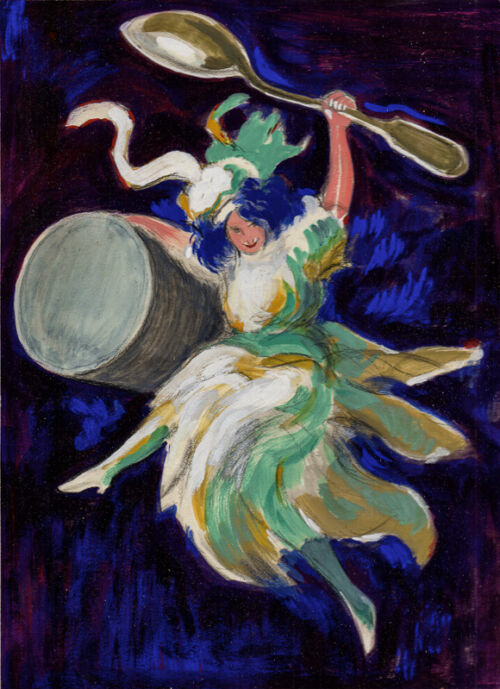 Photo peinte publicitaire : Produits lactés