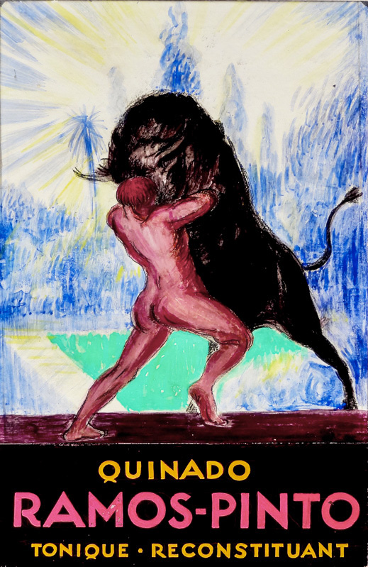 Advertising lithograph: Ramos Pinto