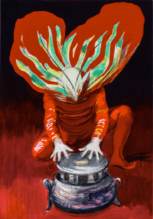 Photo peinte publicitaire : Réchaud Therm'x