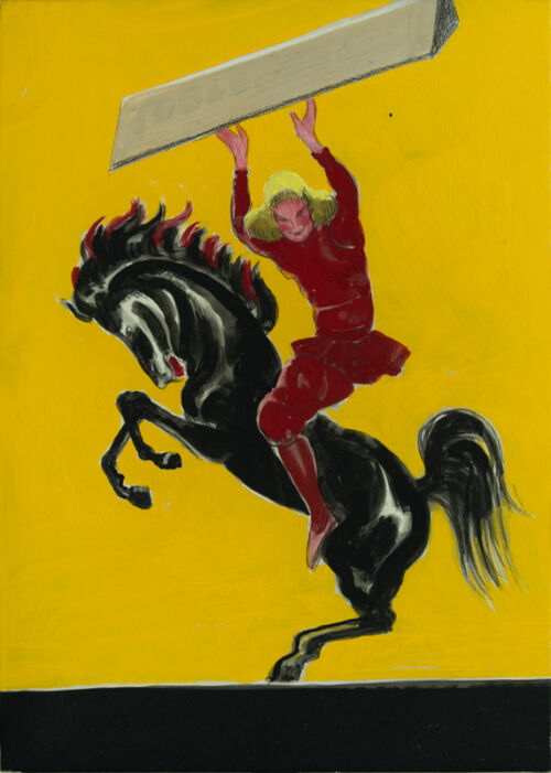 Photo peinte publicitaire : Tobler