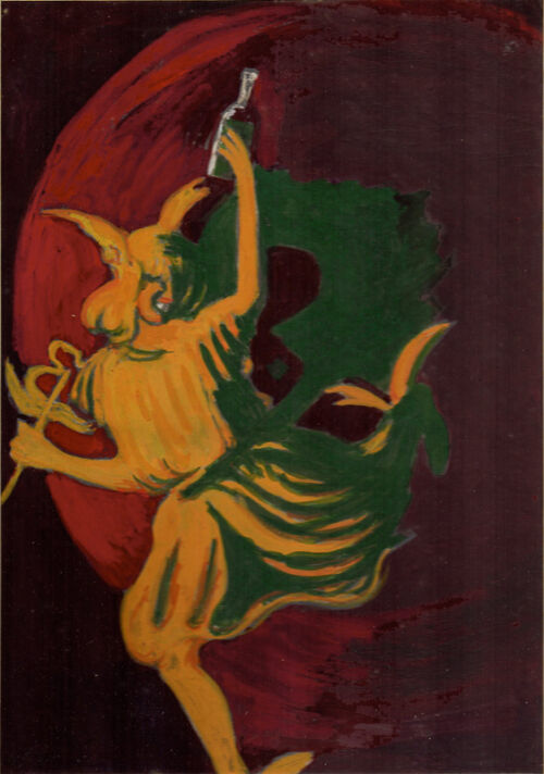 1919 - Hermès accourt avec une bouteille de Tommy. - Leonetto Cappiello