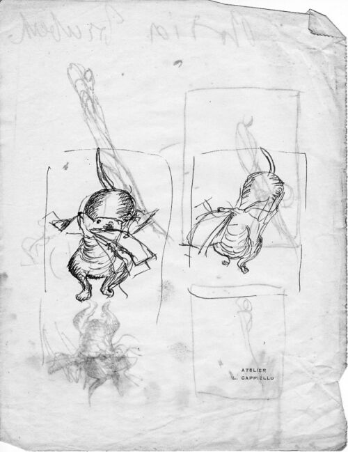 Vignette publicitaire : Chien qui rapporte (Un)