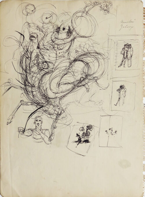 1931 - Une femme vient de poser sur sa langue une pastille contre la toux.