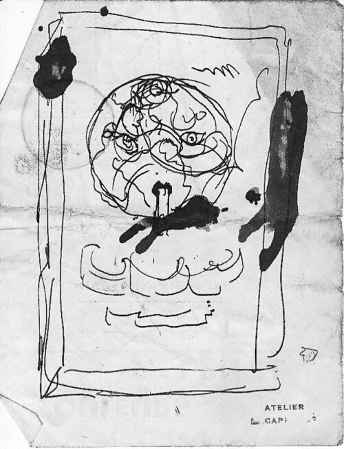 1937 ca. - The earth smokes a cigarette. Its smoke goes all around it. - Leonetto Cappiello