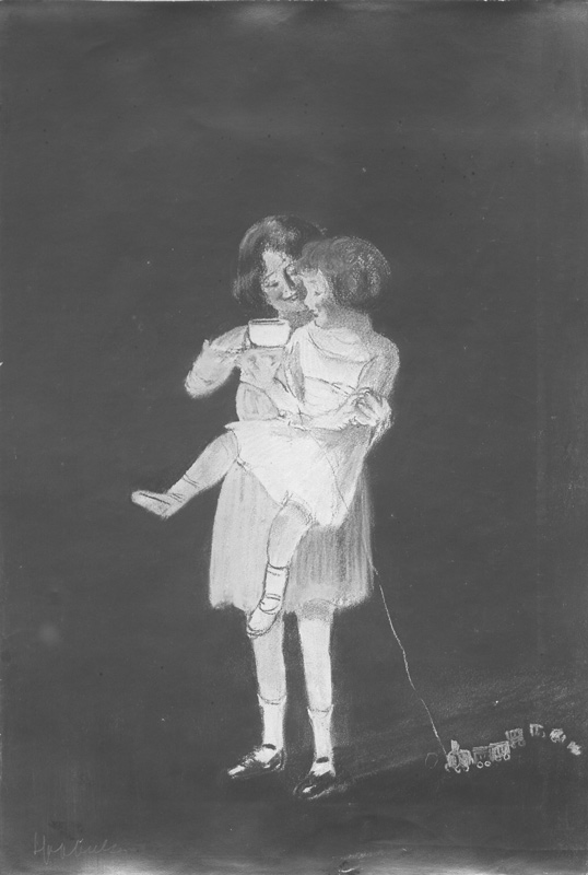 Advertising sketch photo: Chocolate