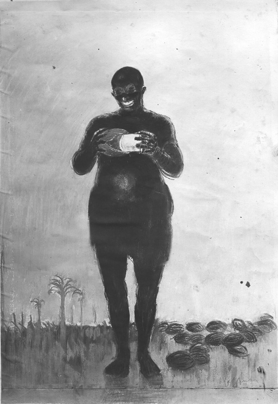 Advertising painted photo: Margarine