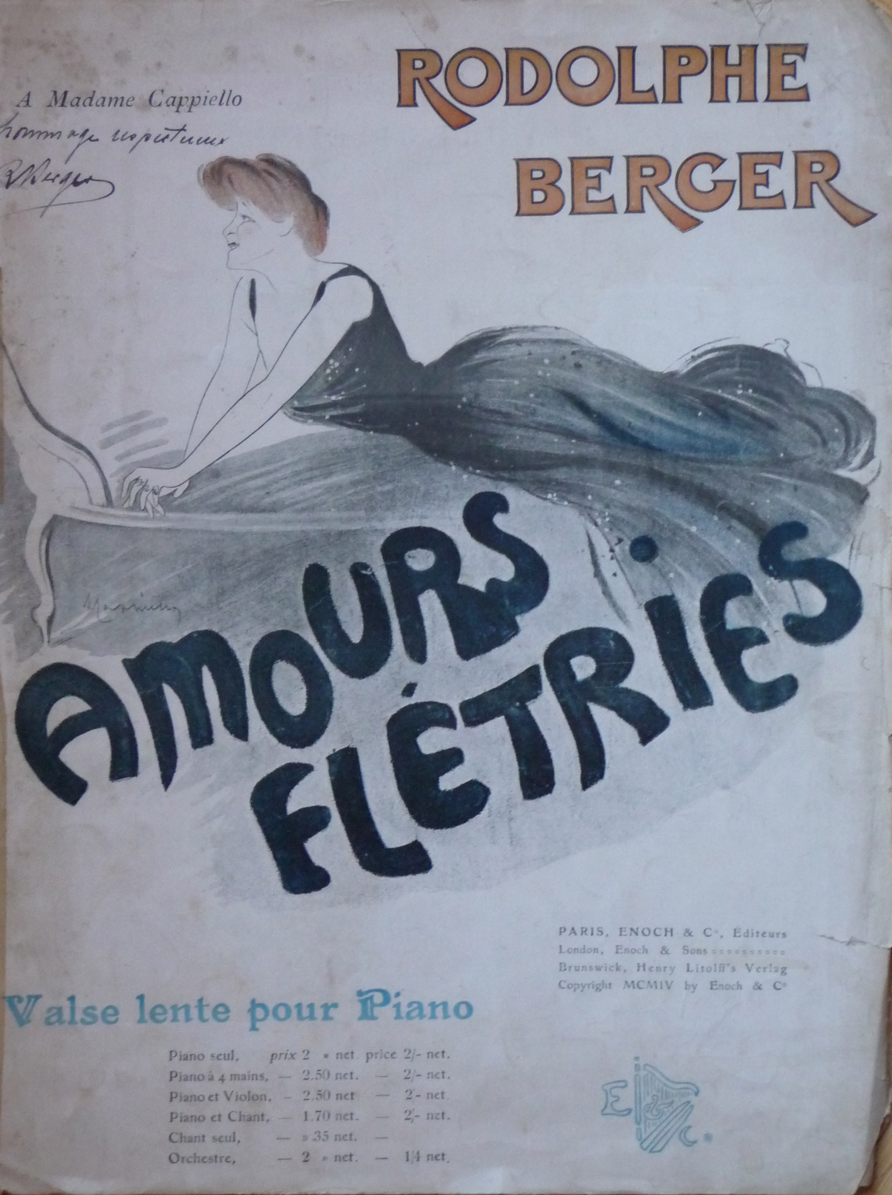 Cover of Amours Flétries