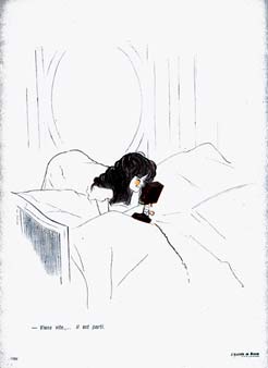 « – Viens vite…. il est parti. »