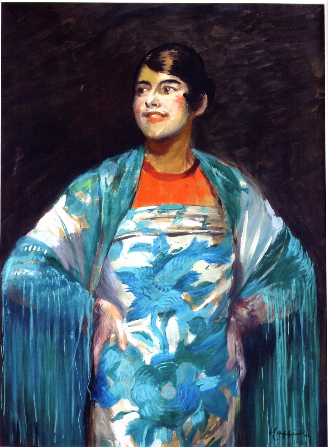 Femme espagnole 1917 53.3×81.2cm