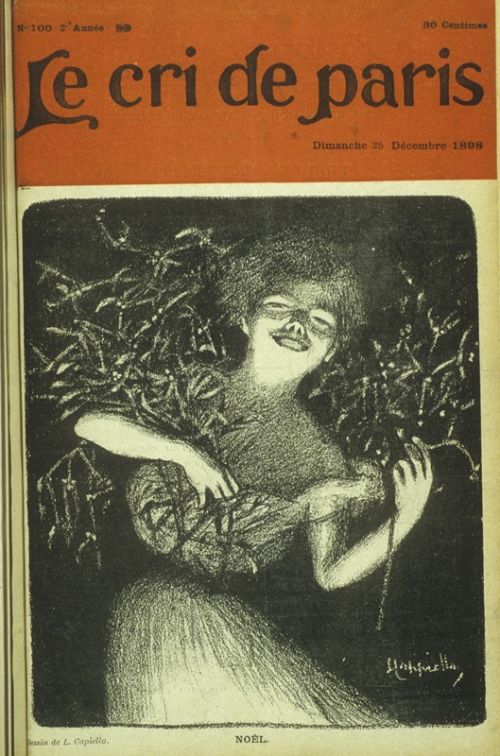 Noël 1898, caricature de Cappiello