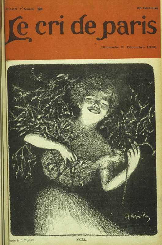 Noël 1898, caricature de Cappiello